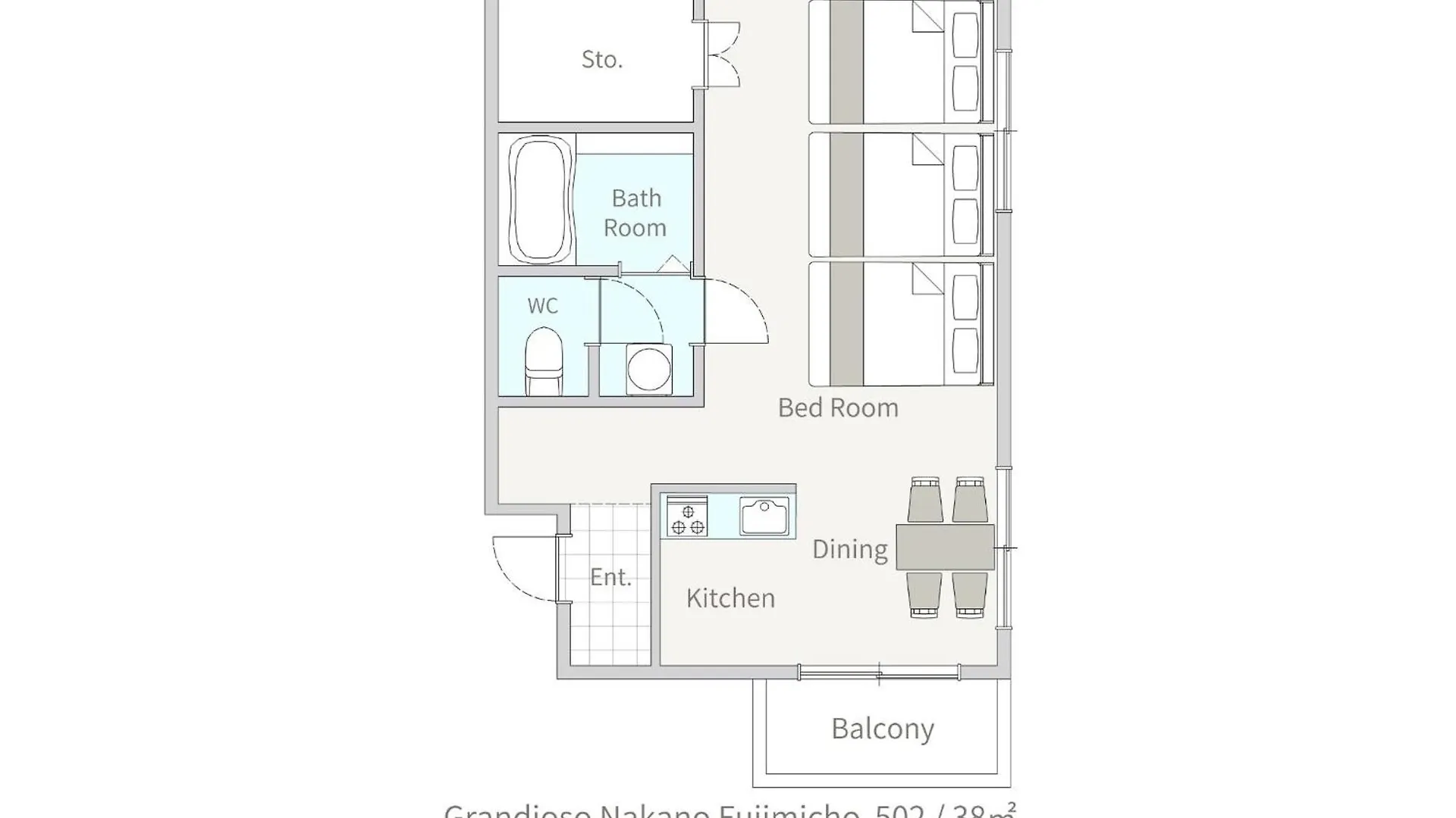 Green House Nakano Fujimicho - Vacation Stay 65981V 도쿄 0*,  일본